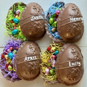 Personalized Chocolate Eggs